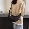 Crossbody Bag Women's Rhombus Casual Dumpling Bag Men's Casual Large-capacity Shoulder Bag Autumn and Winter New Light Commuter Bag