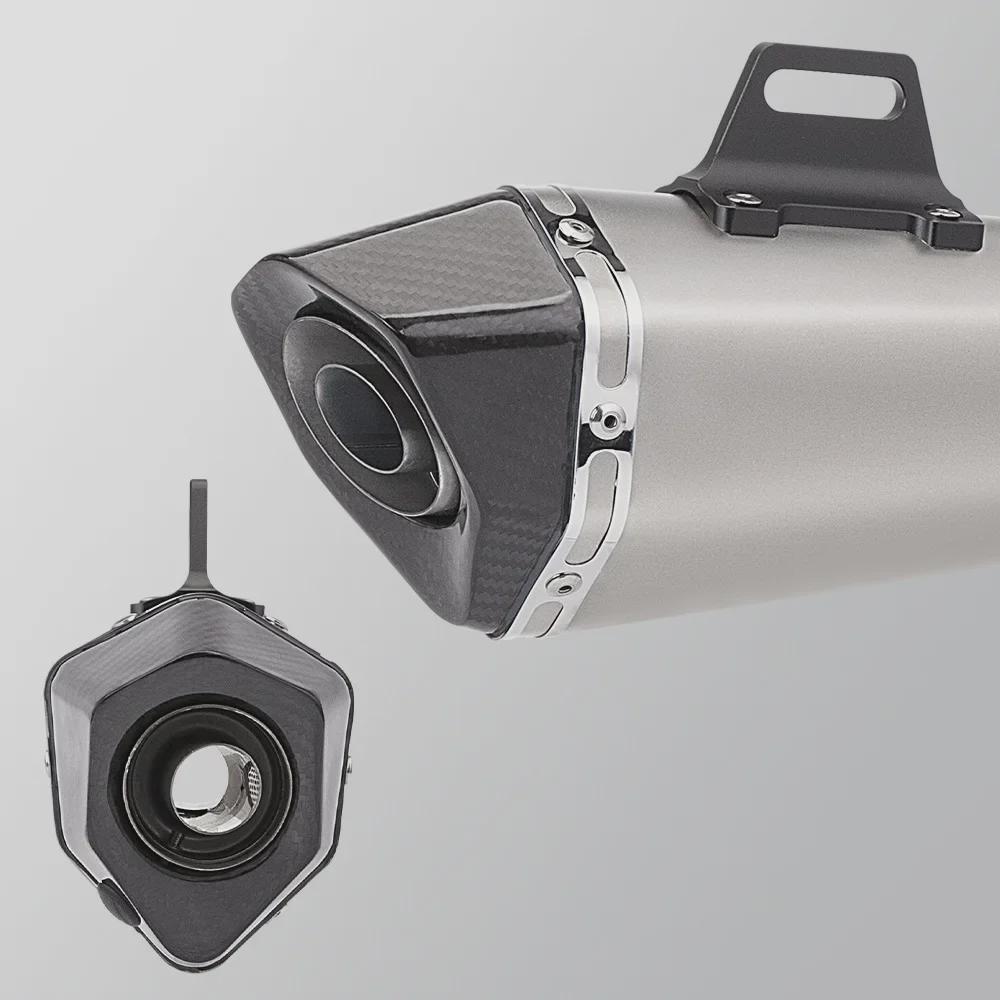 Универсальная шестигранная выхлопная труба 51 мм для мотоциклов и автомобилей