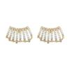 Elegant Trendy Claws Shape Wedding Earring for Women Luxury Korean Stud Earrings Fashion Jewelry