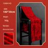 Large Red Scarf with Custom Logo Embroidery for Year-End, Spring Festival, Event Opening, Anniversary