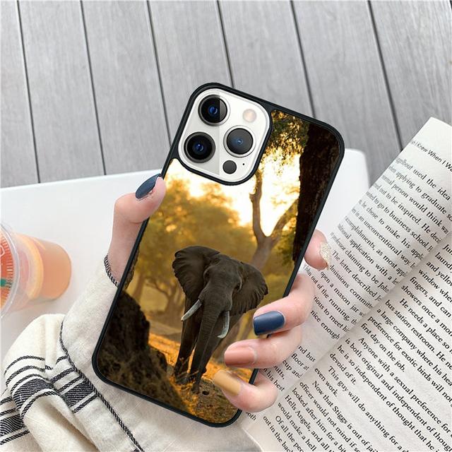 Чехол для телефона «Любовь слона, нежность, природа» для iPhone 17 Air 15 16 Pro Max 14 13 12 11 Pro Max Plus Coque Shell
