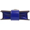 Used AUTHENTIC Salvatore Ferragamo Gancini Shoulder Bag blue Leather