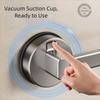 Wall Mounted Suction Cup Towel Pole Single-rod Shoe Storage Shelf Bathroom Towel Rack  Home