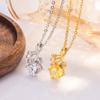 1PC new lucky leaf fashion chain, Korean niche design exquisite neck chain
