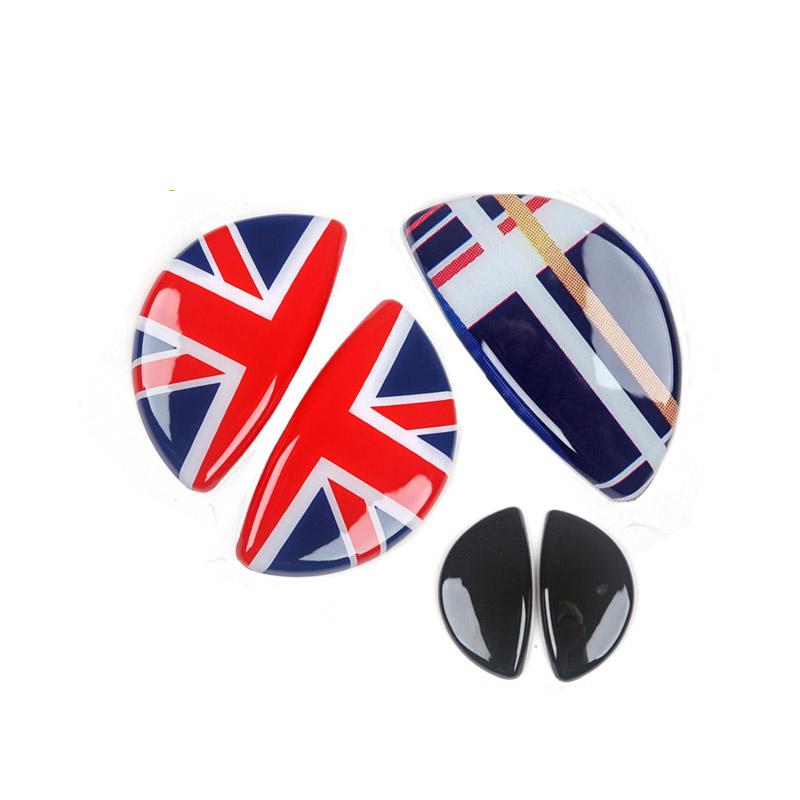 2 шт., декоративные наклейки на насадку для фар Mini Cooper S One Clubman R55 R56 R57 R58 R59 Countryman R60, автомобиль
