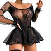 Women' Fashion Suspenders Strap Sexy Gauze Perspective Nightdress Underwear