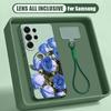 INS Чехол с цветочным узором для Samsung S26 Ultra S25 FE S24 S24 Plus A57 A37 A17 A56 A36 A16 A55 A35 A15 A54 5G Гибридный Магнитный Матовый Чехол