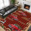 Christmas Printed Square Area Rug Soft Non Slip Floor Carpet For Bedroom Holiday Gift
