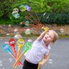 32-hole Bubble Wand Toy With Smiy Face. Five-claw Buble Wand For Children To Blow Bbbles 100ml