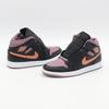 FB9911-008 Nike Air Jordan 1 Mid SE Черный Небесный Сиреневый Небесный Оранжевый (Мужской)