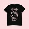 Sanrio 2026 Лето Комикс Форма Хелло Китти Изображение 100% Хлопок Повседневная Футболка Взрослый Дети Родитель-Ребенок Топ Домашняя Одежда Y2k