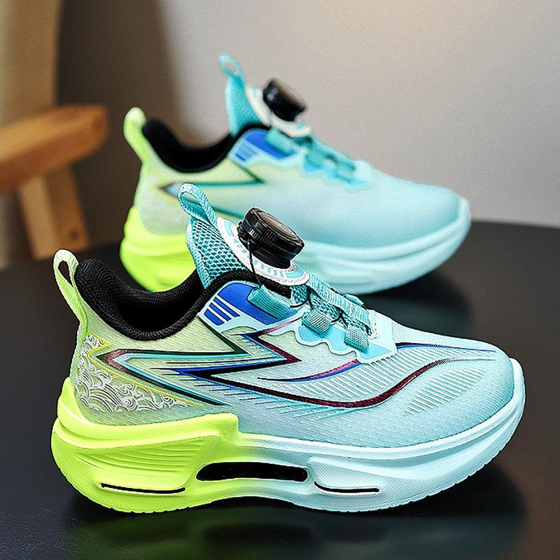 Boys' Shoes Spring 2025 New Children's Lightweight Sports Dad Shoes Medium and Old Children's Trendy Cool Casual Running Shoes Boy