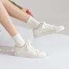 [Cowhide] Little White Shoes Women's Shoes Spring, Autumn and Summer New Sports and Leisure Flat Leather Tide