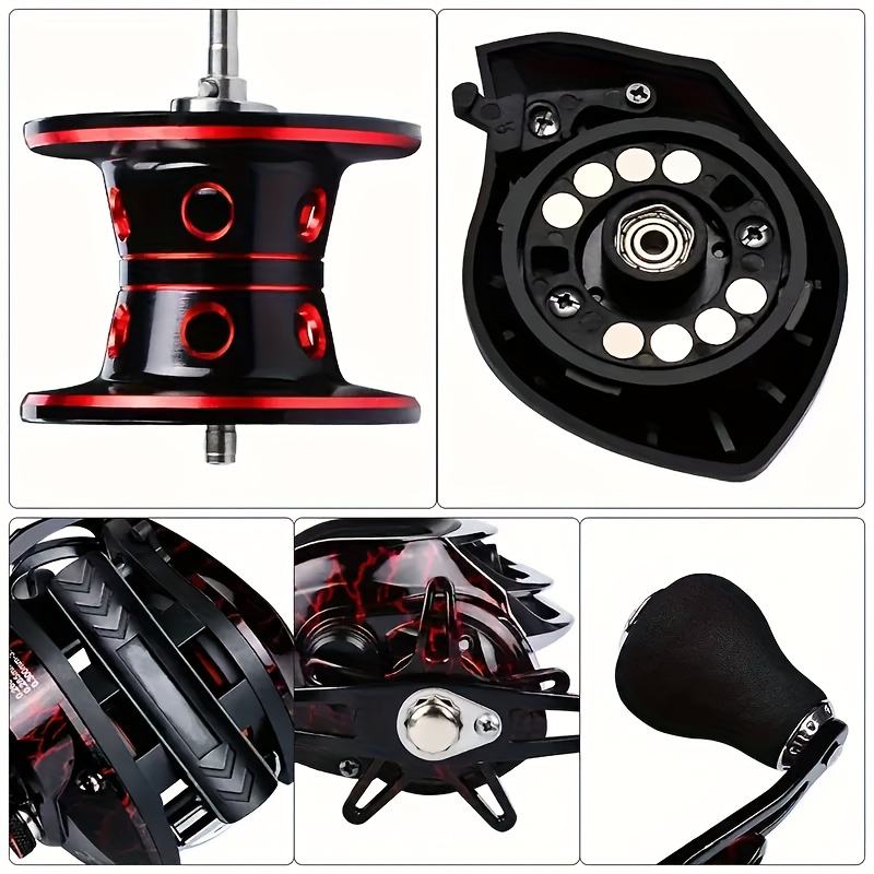NARON 18+1BB High Speed Metal Spool Long Cast Deep Sea Baitcasting Carp Saltwater Fishing Reels