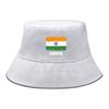 India Flag Print Bucket Hat , Patriotic Men's Hat Fashion Unisex Simple Basin Cap