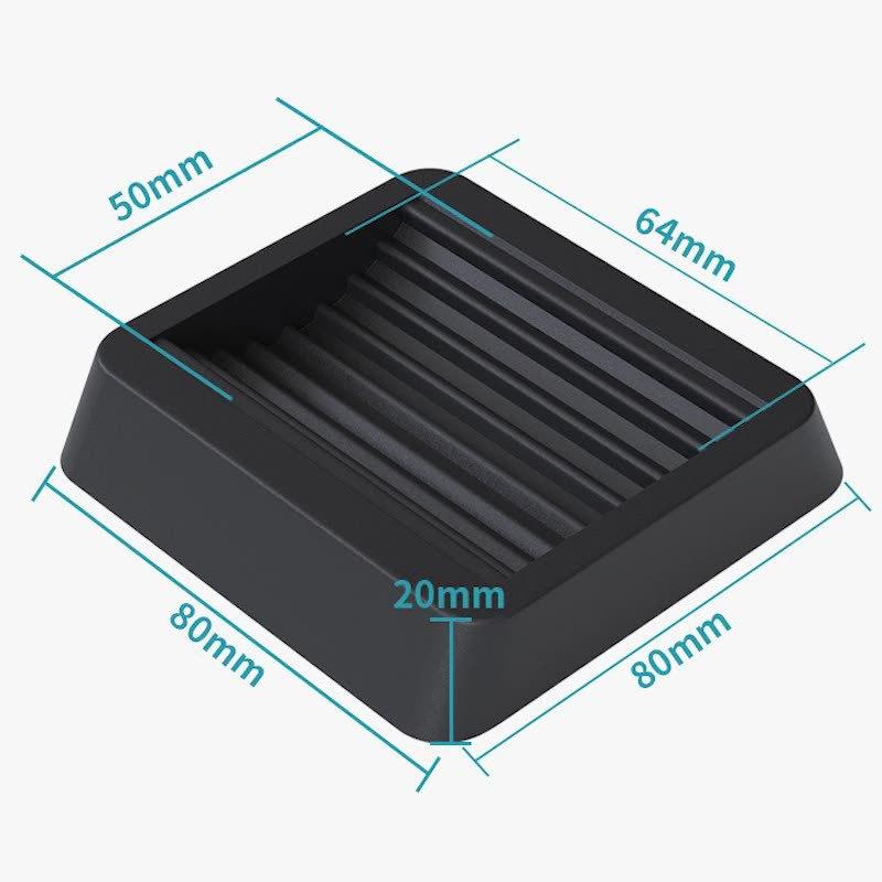 4 шт./компл., стопор для колеса офисного стула, мебельные роликовые чашки, защитные покрытия для пола из твердой древесины, антивибрационная подушка, роликовые ножки для стула, противоскользящий коврик