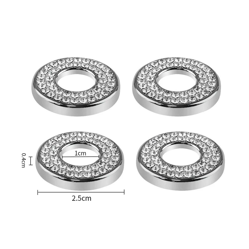4x блестящие стразы для автомобильных дверей, стопорный штифт, кнопка переключения, кольцо, подъемный болт, наклейка, кристалл для Mercedes Benz EC Class, аксессуары