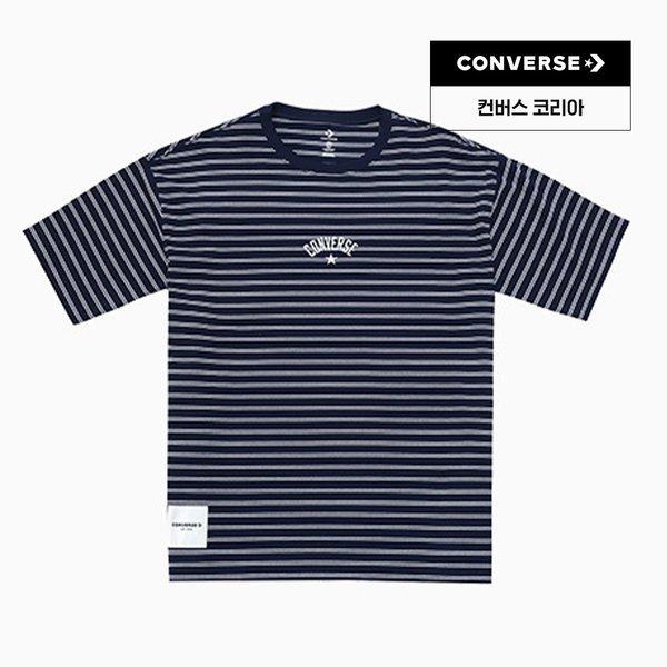 Converse Loose FiT STriped T shirT Obsidian Ucj690 695