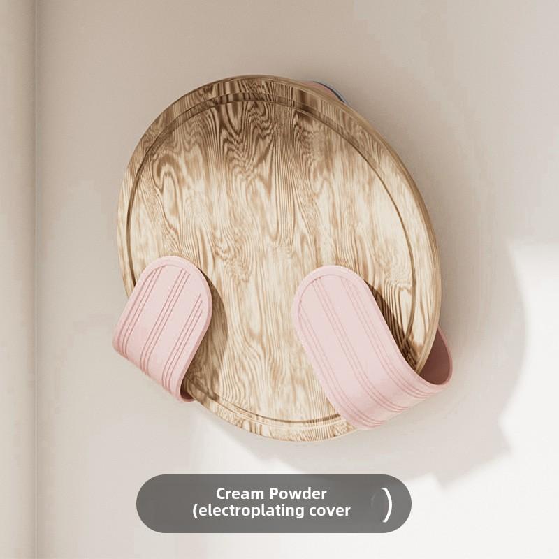 Space-Saving Kitchen Organizer Wall-Mounted Pot Lid Cutting Board Holder Rack, No Drilling Required, Foldable Design