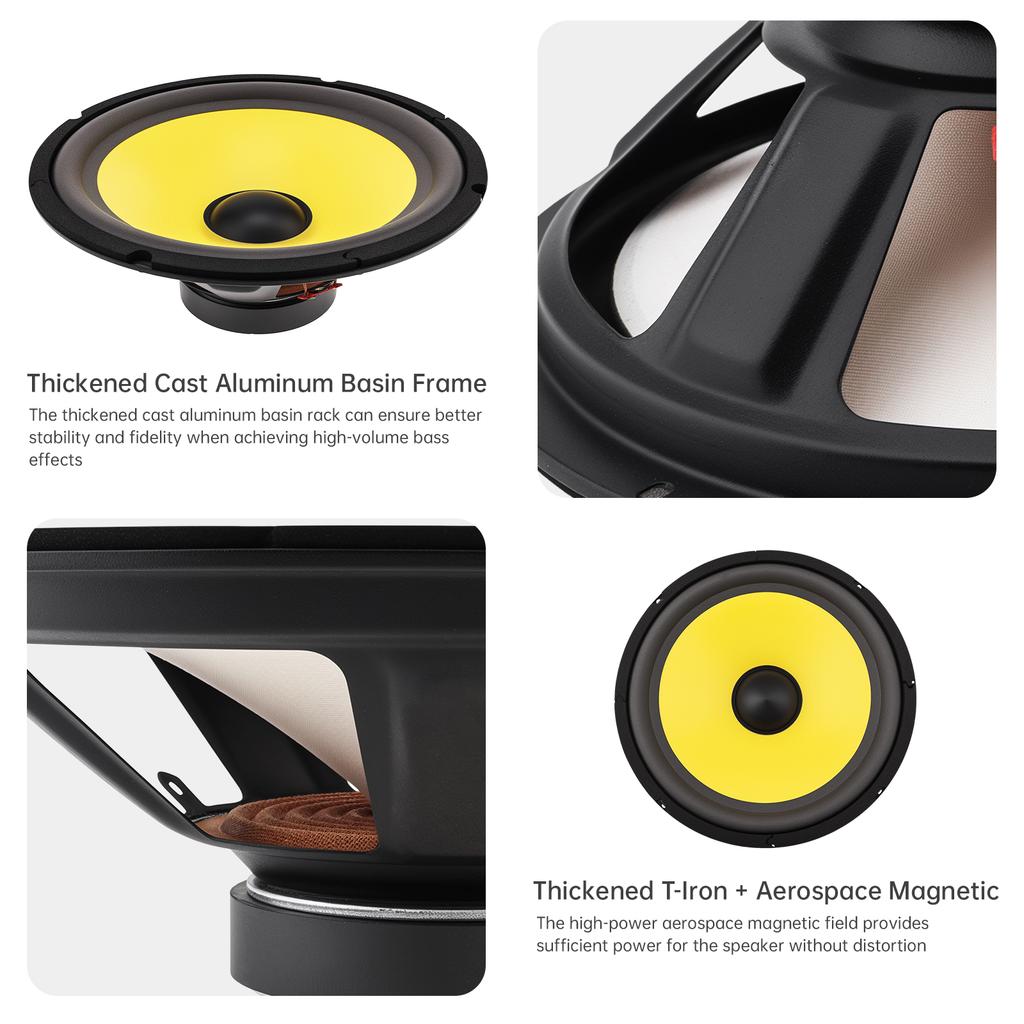 1PCS Loudspeaker Woofer Speaker for Car Audio / Home Theaters, Wide Frequency Response Car Audio Stereo Speaker