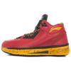 Li Ning WOW 2 Амортизация Отскок и Износостойкость Средняя высота Баскетбольные кроссовки Мужские Красный Желтый Серый ABAH017-3