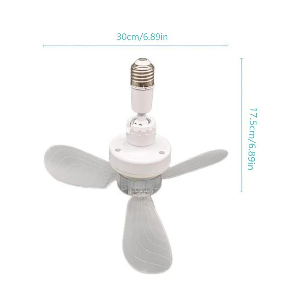 Detachable Electric Fan AC85-265V E27 Screw Mouth Fan Portable Ceiling Fan Living Room