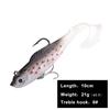 FishKing1/21pcs Lead Jig Soft Lure For Pike Muskie Bass Minnow Lure Length 8CM 10CM Weight 8.5G 21.5G