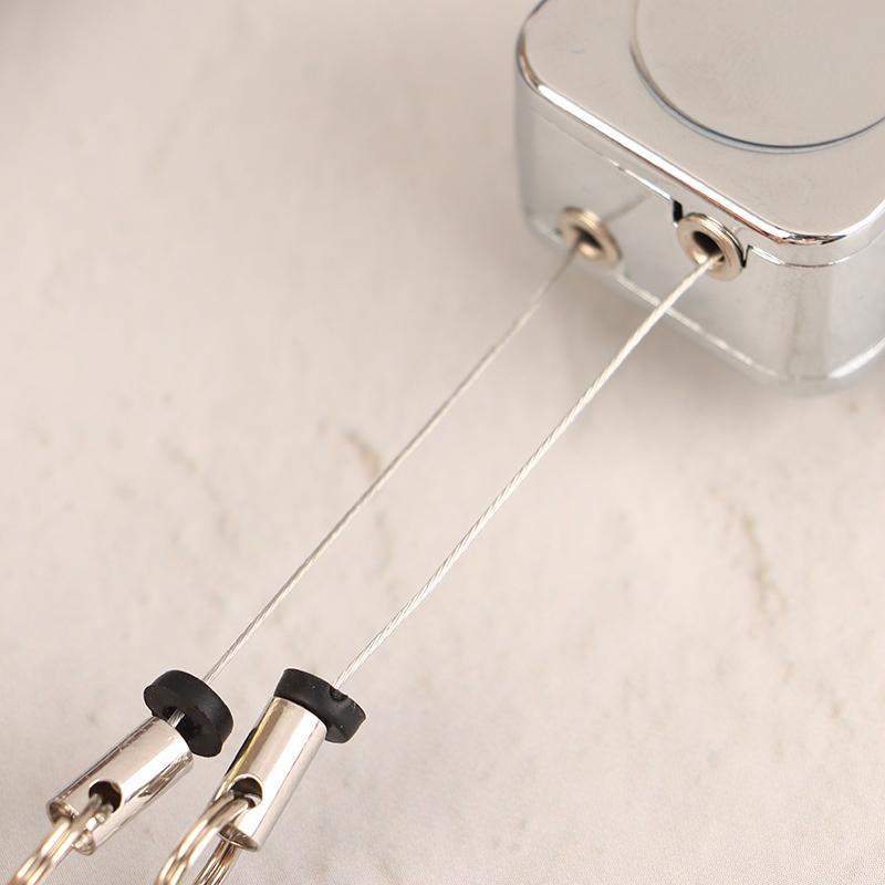 Металлическая выдвижная пряжка 25 мм, двойная выдвижная леска, защита от потери рыболовных снастей, наружная выдвижная легко выдвижная пряжка из сплава