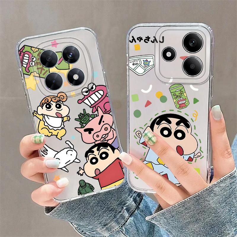 Мягкий чехол-бампер Shin Himawari для Xiaomi Redmi Note 14 Pro Plus 12S 14C A4 11 Note 13 10S 12 11S 13C 9 10