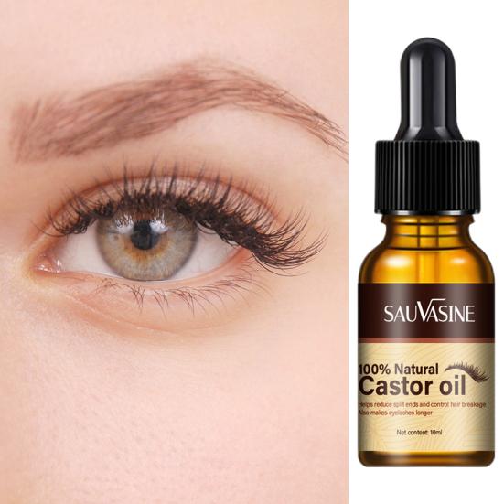 Yousheng 10 мл сыворотка для роста ресниц питательная активирует удлинение роста ресниц касторовое масло укрепляет существующие волоски лосьон для ресниц косметические принадлежности