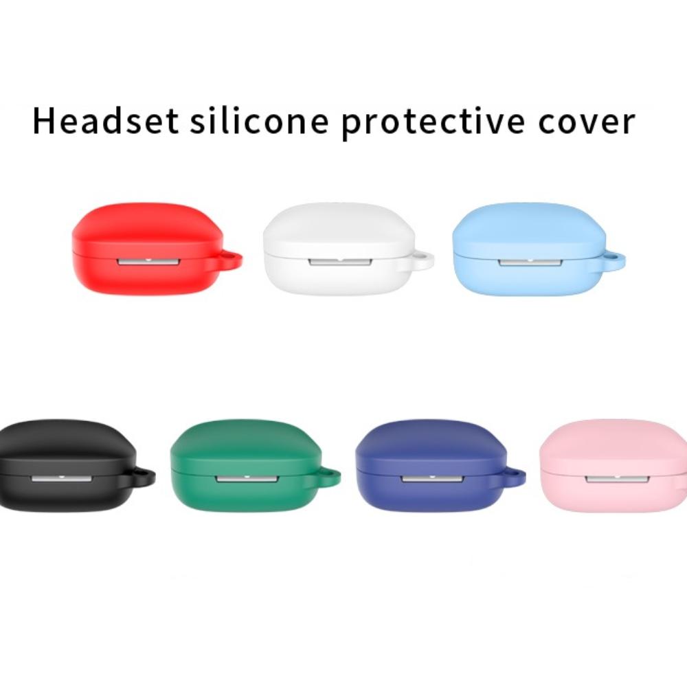 Silicone Earphone Cover with Carabiner Headphone Protective Case for Bowie E16 TWS