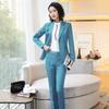 Женский деловой костюм, темперамент, пиджак премиум-класса, костюм из двух предметов: пиджак + брюки, женская осенне-зимняя официальная одежда для собеседования