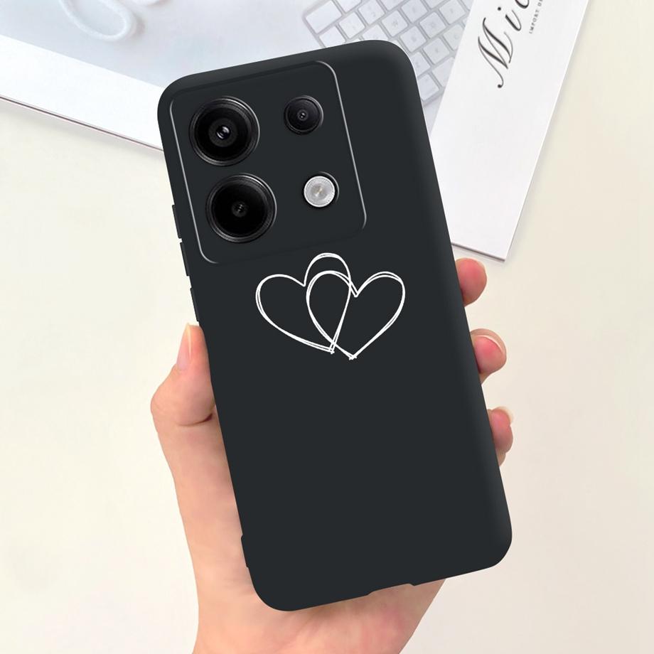 Чехол для Xiaomi Poco X6 Чехол для Xiaomi Poco X6 Pro Poco M6 Pro 5G Чехлы из ТПУ Ударопрочный Мягкий Жидкий Силикон Чехол для Телефона PocoX6 Capa