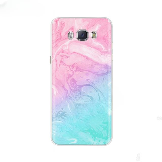 Чехол для телефона для Samsung Galaxy J7 2016, чехол J5 2016 J510f, окрашенный силиконовый чехол из ТПУ для Samsung J3, J5, J7 2016, чехол