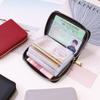 Unisex Zipper Card Holder Wallet - 26 Slots for Cards & Driver's License