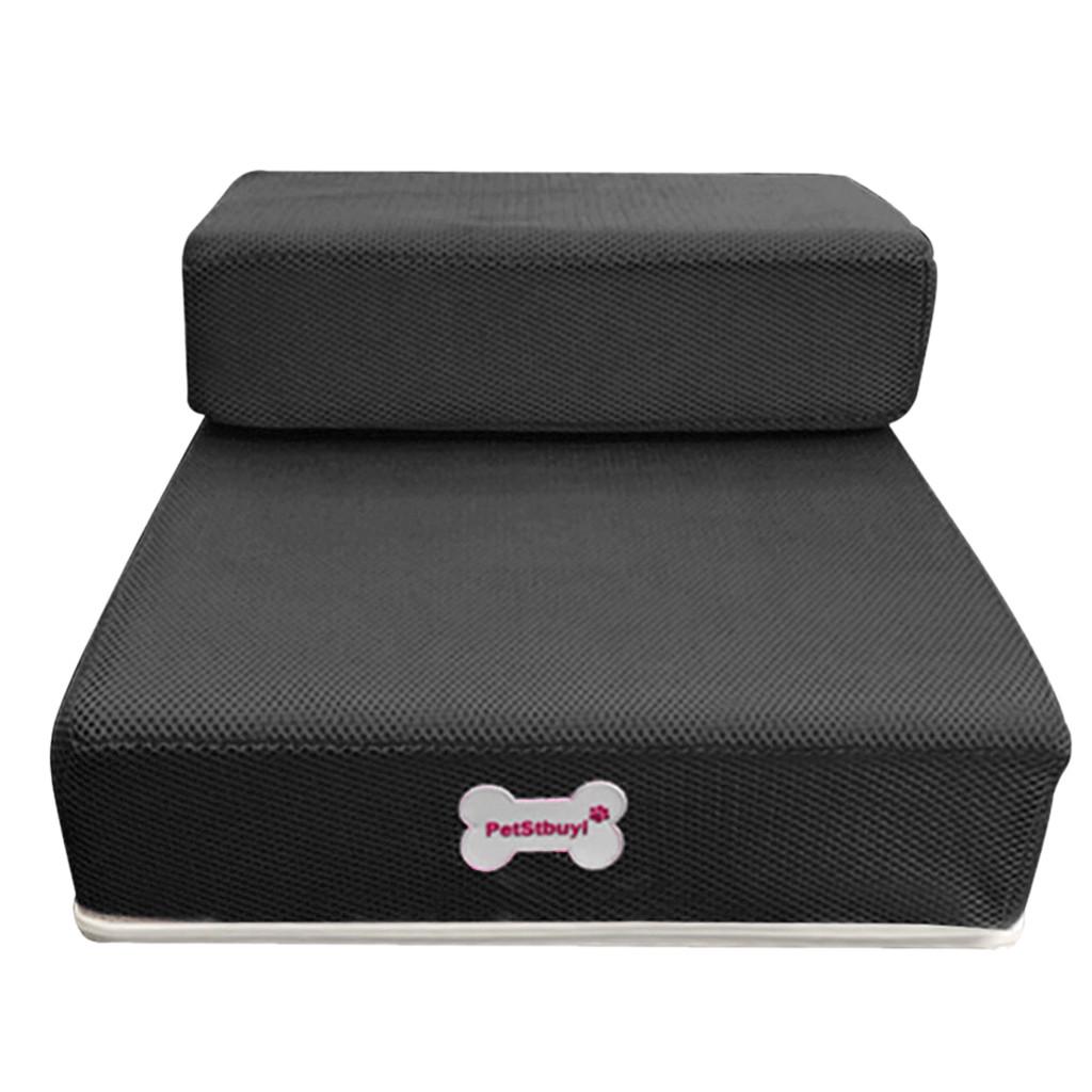 Breathable Mesh Foldable Pet Stairs Detachable Pet Bed Stairs Dog 2 Steps