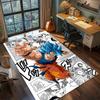 Ковер с персонажем аниме DragonBall для гостиной, спальни, домашнего декора, крутой коврик из фильма, игровой коврик для пола