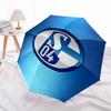 Узор FC Schalke 04, автоматический складной зонт, портативная и складная конструкция, 8 спиц, рождественский или день рождения подарок.