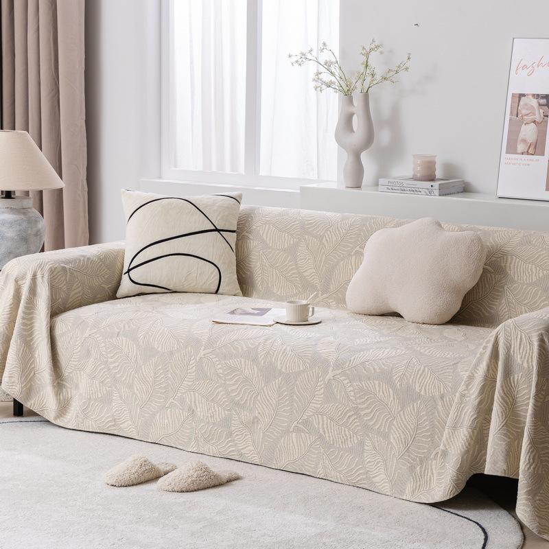 INS Style Sofa Cover Towel Full Covered Universal Sofa Cover Cover All Wrapped Simple Four Seasons Cloth Cotton Sofa Cushion Blanket