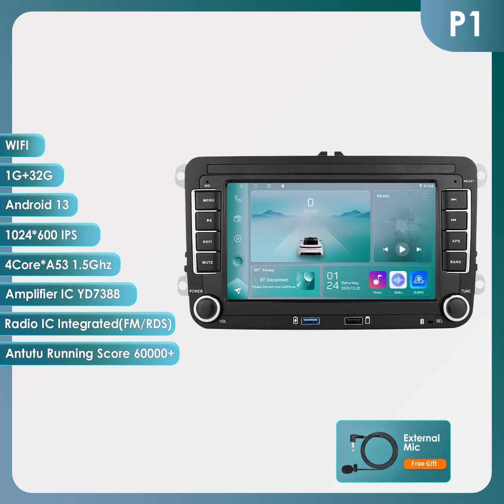 Hizpo 2Din автомобильное радио Android для Volkswagen Golf 5 6 Polo Passat B6 B7 CC Skoda Jetta Универсальный мультимедиа Carplay Wifi GPS Интеллектуальная навигация
