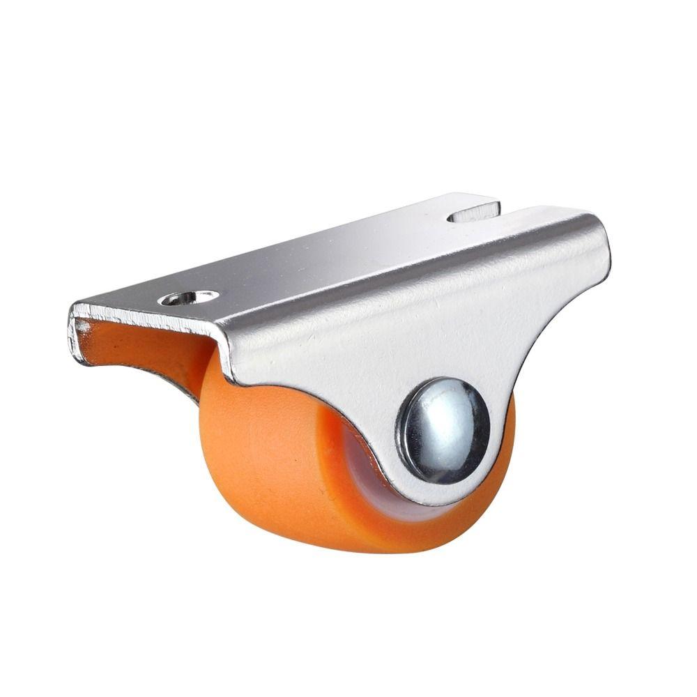 Коричневые ролики с прямыми колесами оранжевого цвета, универсальный самоклеящийся ролик