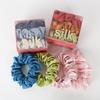 Butterfly Embroidered Silk Scrunchie Gift Set - Medium 19 Momme 100% Mulberry Silk Hair Ties