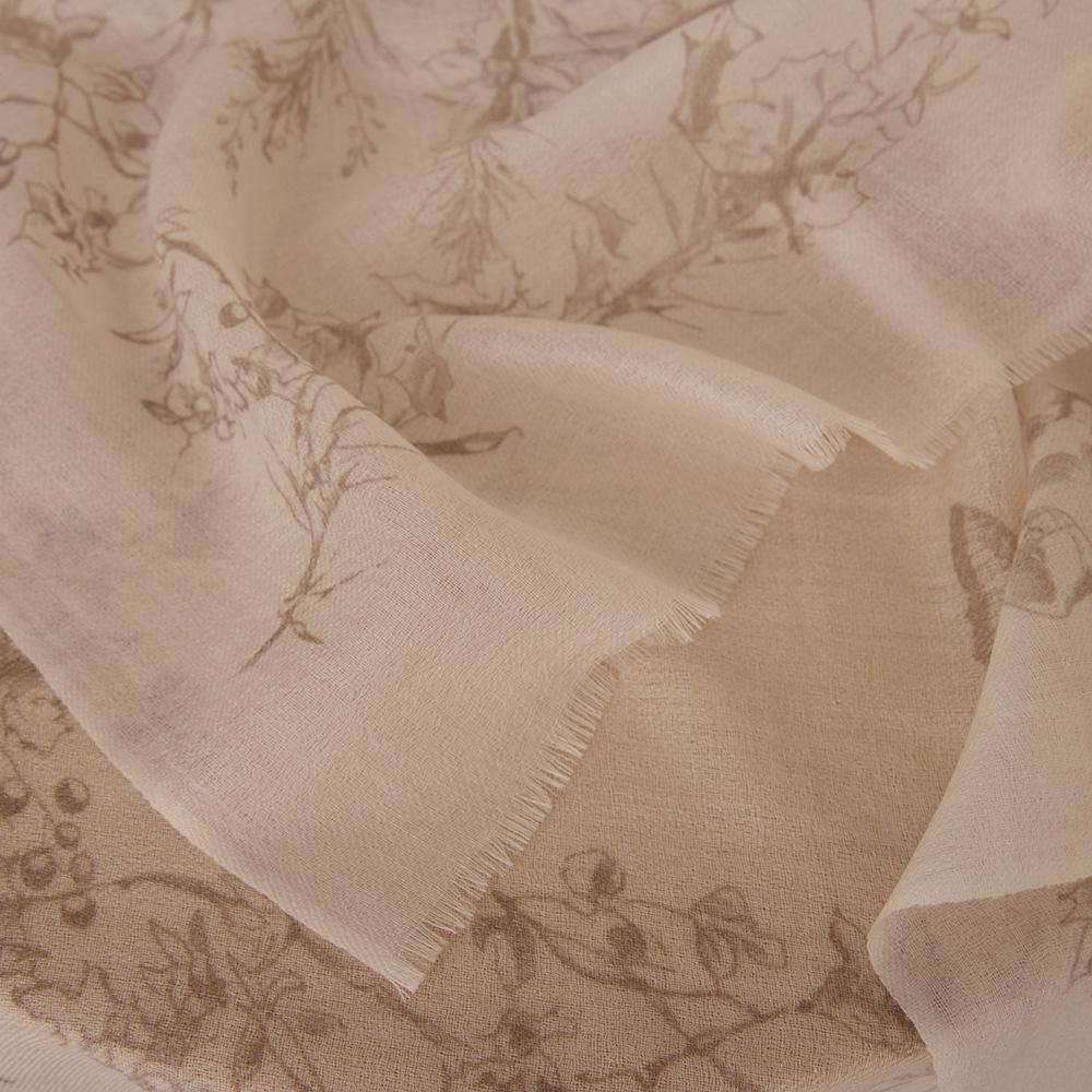 Water-Soluble Cashmere Scarf: Lightweight Square Shawl for Summer & Air-Conditioned Comfort