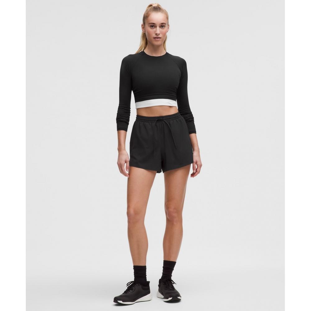 Lululemon Pace Rival High Rise Short 3 Черный