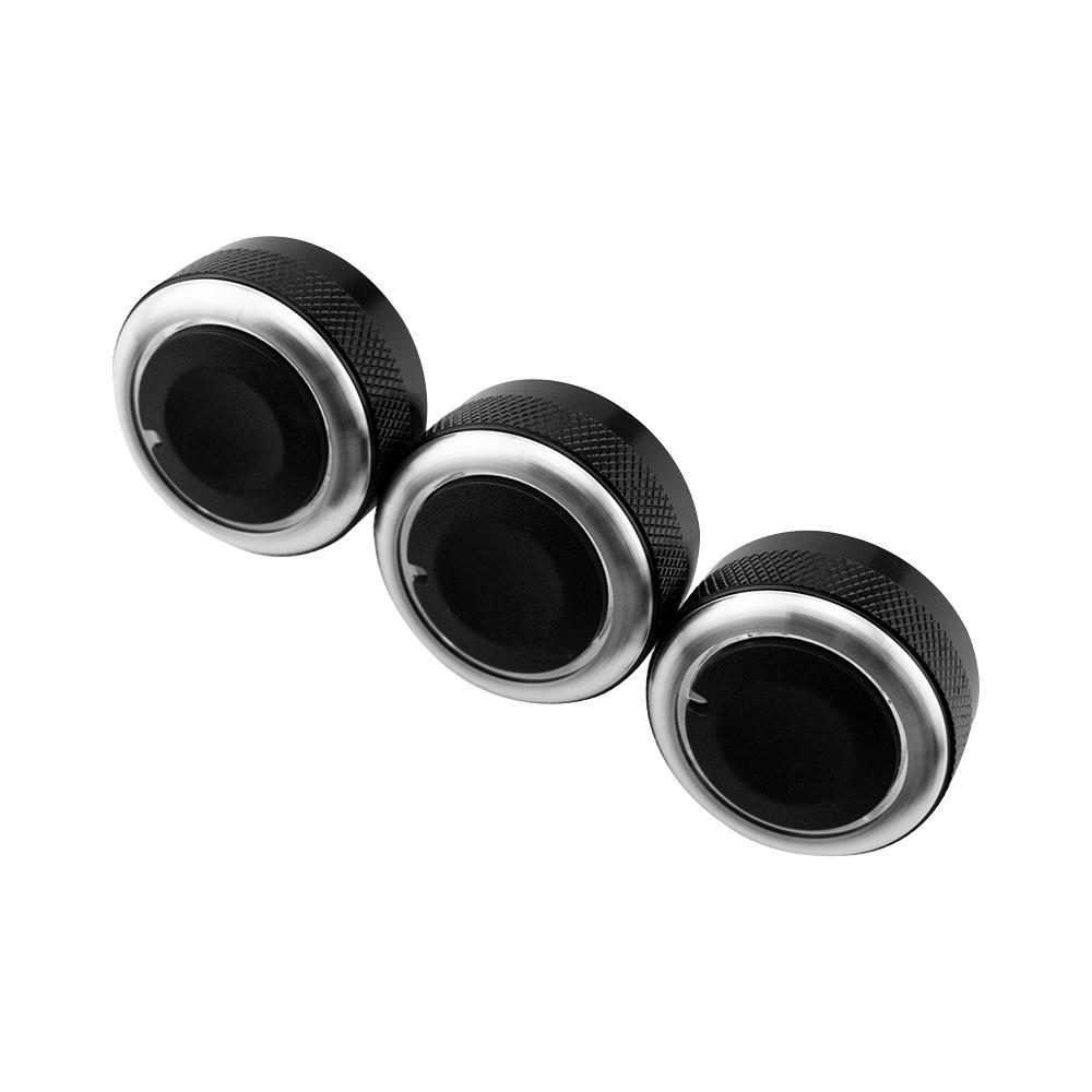 3Pcs Aluminum Alloy Car AC Knob for Mazda 3 BL 2010 2011 2012 2013 Air Conditioning Heat Control Switch Knobs Accessories