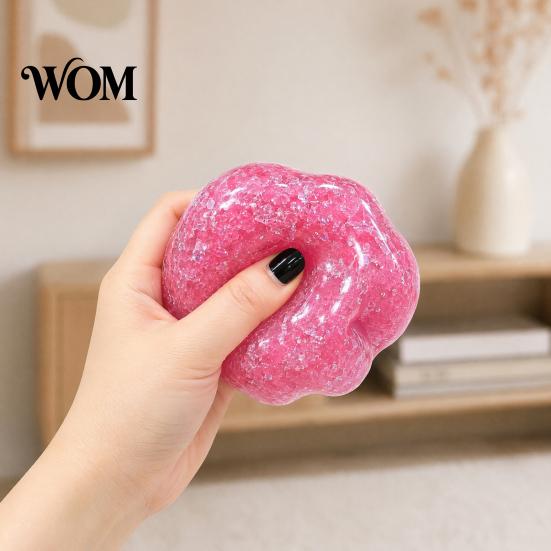 Stress Relief Tool Fruit Squeeze Toy, Soft Stretchy Sensory Anxiety Ball Fidget Home Office Worker Relaxation Desk Toy Shape