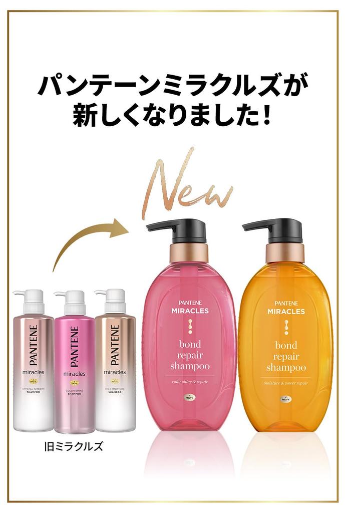 Pantene Miracles Shampoo Pump 500mL Rich Moisture