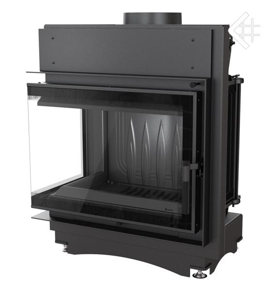 Чугунный камин KRATKI MAJA DECO левый 8 кВт Ø 150