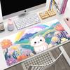 Pink Kawaii Mouse Pad XXL Purple Laptops Gaming Desk Pad Flower Mousepad Anime Office Carpet Gamer Keyboard Computer Desk Mats
