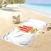 Пляжное полотенце с принтом AS Monaco, Большое мягкое быстросохнущее полотенце для пляжа, кемпинга, плавания